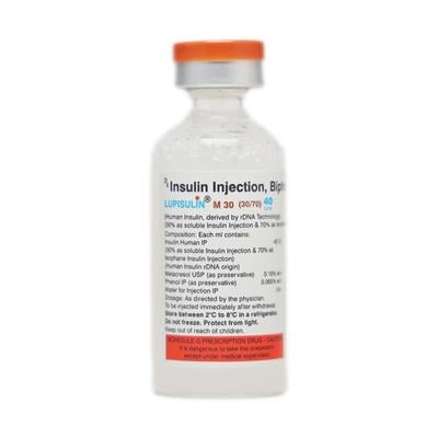 Lupisulin M 30/70 40IU Injection 1X10ml - Diabetes-Ins