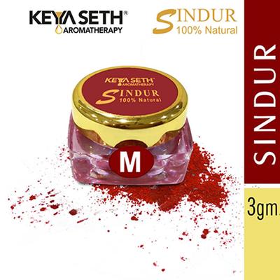 Keya Seth Aromatherapy 100% Natural Dust Sindoor Maroon 3gm - Sindoor