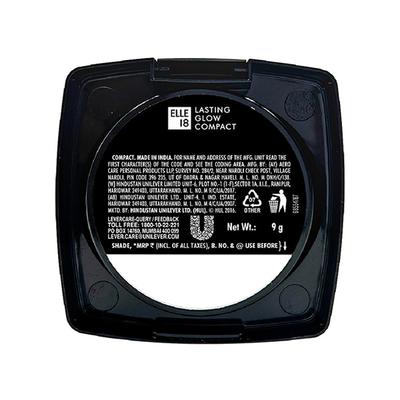 Elle 18 Lasting Glow Compact 4, Coral 9 gm - Compact Powder