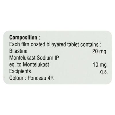 BILADIB M Tablet 10's - Allergies-Ant