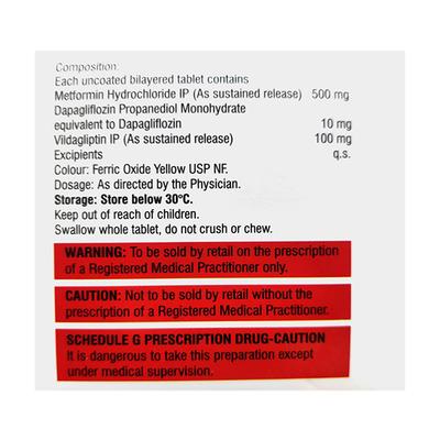 ZOMELIS DM 500 Tablet 10's - Diabetes-Ant