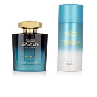 French Essence Bleu Gift Set - Deodorant Body Spray 120 ml + Perfume 60 ml 1's - Perfumes (Edt/Edp)