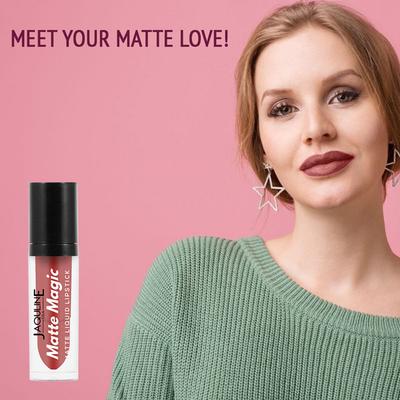 Jaquline USA Matte Magic Liquid Lipstick Ticklish 12 3.5 ml - Liquid Lipsticks