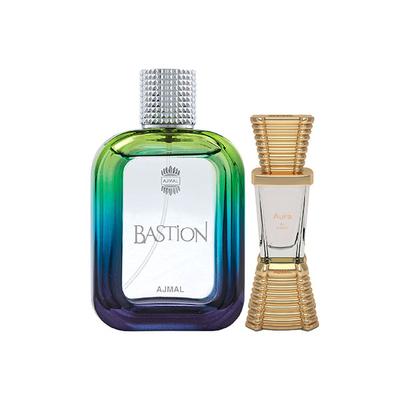 Ajmal Bastion EDP Woody Aromatic Perfume And Aura Concentrated Perfume Oil Floral Fruity 110 ml - Perfumes (Edt/Edp)