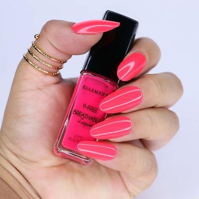 Ellement Co. Vegan Nail Lacquer - Cotton Candy, 10ml - Nail Polish