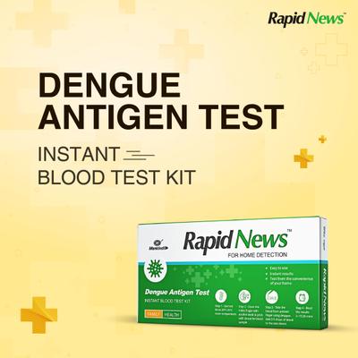 Rapid News Dengue Antigen Instant Blood Test Kit 1's - Test Strips & Lancets