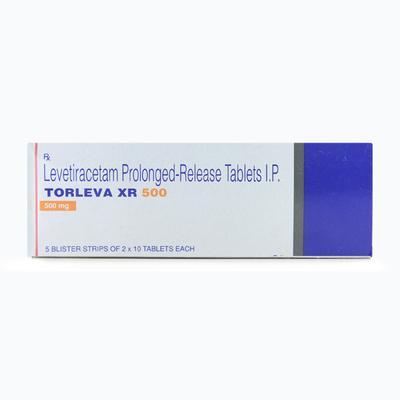 Torleva XR 500mg Tablet 10'S - Epilepsy/Convulsion-Ant