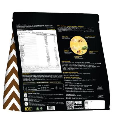 Pure Nutrition NXTSHIF All-In-One Mass Gainer Powder - Chocolate Flavour 3 kg - Multi-Vitamins