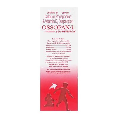 OSSOPAN D STRAWBERRY FLAVOUR Suspension 200ml - Supplements-Cal
