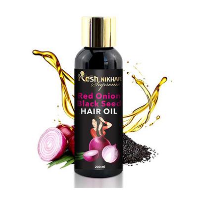 Kesh Nikhar Hair oil- Red Onion Black Seed 200 ml + Kesh Nikhar Soap 100 gm - Hair Oils