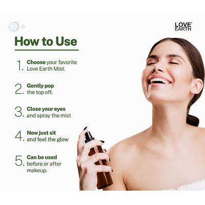 Love Earth Cucumber Mint Face Mist Toner with Cucumber Mint 100 ml - Face Mists