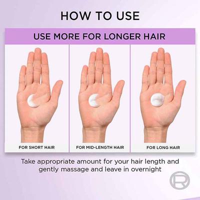 L'Oreal Paris Hyaluron Moisture Hydra Filling Night Cream 4X More Hydration & Softness Leave In/No Weight Down Dehydrated Hair 180 Ml - Hair Creams