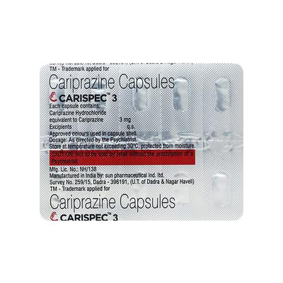 CARISPEC 3mg Capsule 10's - Schizophrenia-Aps