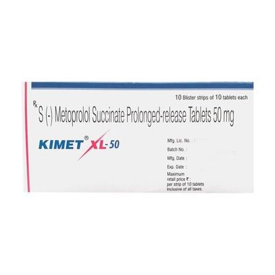 Kimet XL 50mg Tablet 10'S - Hypertension-Bet