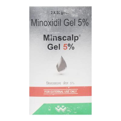 Minscalp 5% Gel 2X30gm - Hair Loss-Oth