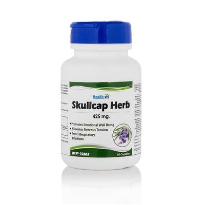 HealthVit Skullcap Herb 425 mg Capsule 60's - Vital Health