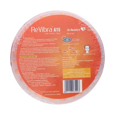 REVIBRA A15 PURE RETINOL CREAM Vegicaps 0.5ml x 28's - Hyperpigmentation-Oth