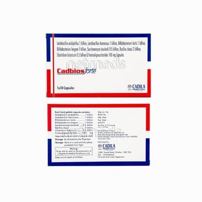 Cadbios Forte Capsule 10'S - Diarrhoea-Ant