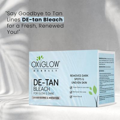 OxyGlow Herbals DE-Tan Bleach Cream 50 gm - Face Bleach