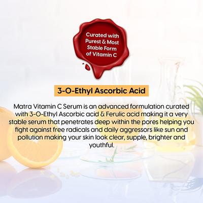 Matra 10% Vitamin C Face Serum for Glowing Skin 30 ml - Face Serum