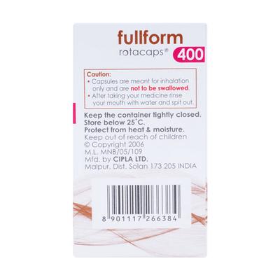Fullform 400 Rotacap 30'S - Asthma/COPD-Ast