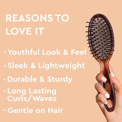 GUBB Oval Cushion Hair Brush, Large - Scottish Range 120 gm - Hair Brushes