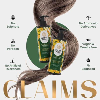 Wildly Pure Free Spirit Curly Shampoo Frizz Control 60 Percent Aloe Shea Butter Hibiscus Toxin 20 300 ml - Shampoos