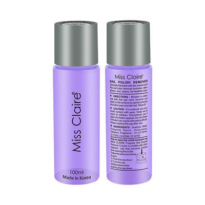 Miss Claire Nail Polish Remover - 02 Grape Fragrance 100 Ml - Nail Polish