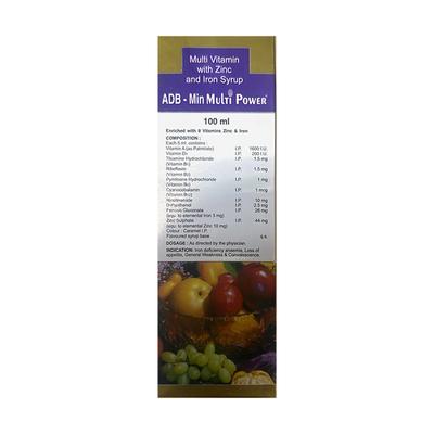 Adb Min Multi Power Syrup 100ml - Supplements-Sup