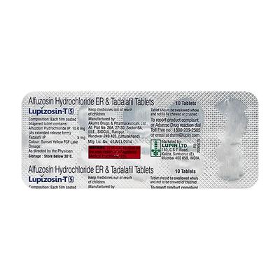 LUPIZOSIN T 5 Tablet 10's - Bladder And Prostate Disorders-Dru