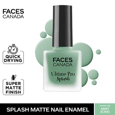 Facescanada Ultime Pro Splash Nail Enamel Mint Icing M10 8ml - Nail Polish