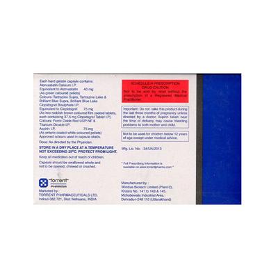 DEPLATT CV 40 Capsule 10's - Blood Clot-Ant