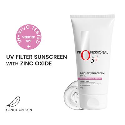 O3+ Whitening & Brightening Cream SPF 30 50 gm - Face Moisturizers