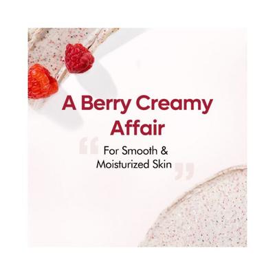 mCaffeine Coffee Body Scrub with Berries, Exfoliates & Removes & Dry Skin 200gm - Scrubs & Exfoliants