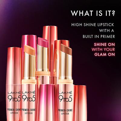 Lakme 9 to 5 P+S Lipstick Caramel Latte 3.6 gm - Lipsticks