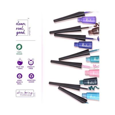 Plum EyeSwearBy Matte Liner WaterProof Quick Drying Per Vegan Cruelty Free 07 Cloud Pink 3 ml - Eyeliners