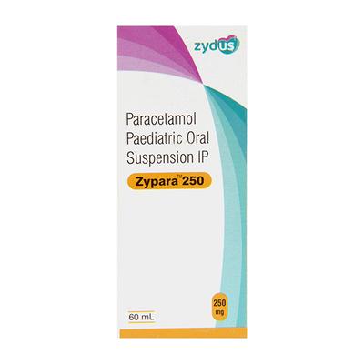 ZYPARA 250 Oral Suspension 60ml - Fever-Ana