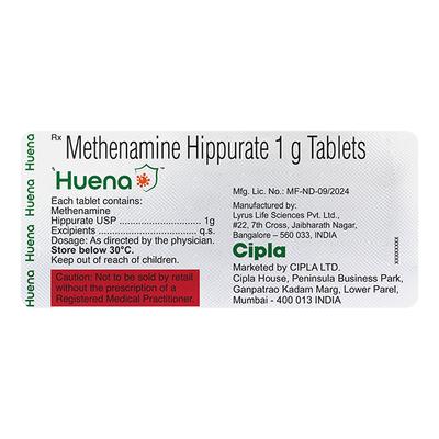 HUENA Tablet 10's - Bacterial Infections-OAB