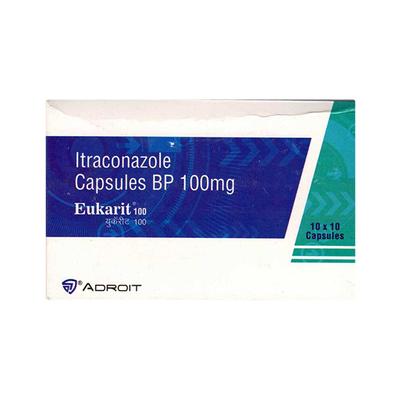 EUKARIT 100 Capsule 10's - Fungal Infections-Anf