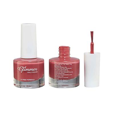 Glimmer Nail Enamel Mauve 8 ml - Nail Polish