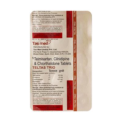TELTAS TRIO Tablet 15's - Hypertension-Ana