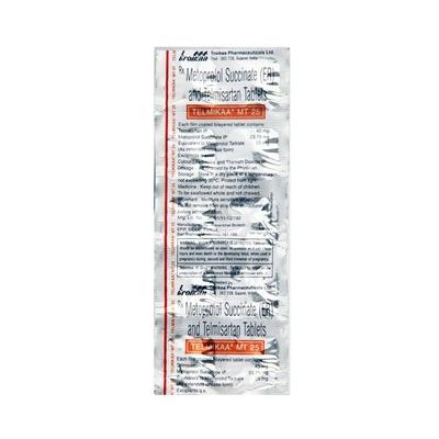Telmikaa MT 25mg Tablet 10'S - Hypertension-Ang