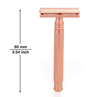 Hajamat Spade Safety Razor, Ultra High Grade Stainless Steel 304, Rose Gold Finish 1's - Razors & Cartridges
