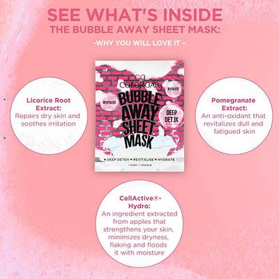 Colorbar Bubble Away Sheet Mask 28 gm - Sheet Masks