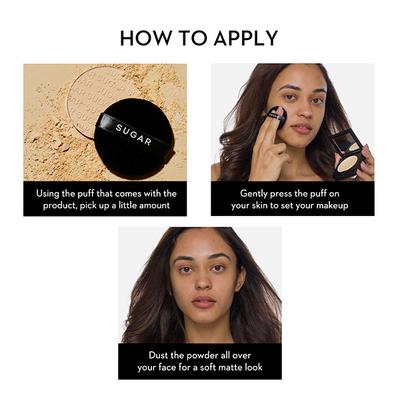 SUGAR Cosmetics Powder Play Banana Compact 6 gm - Compact Powder