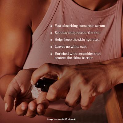 82E Turmeric Shield Sunscreen Serum SPF 40 PA+++ with Turmeric and Ceramides (Mini) 15 ml - Face Serum