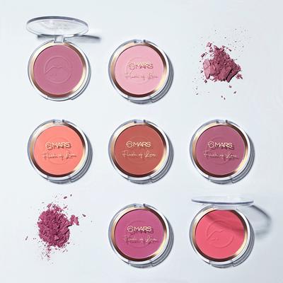 Mars Flush Of Love Face Blusher - 12 8 gm - Blushes