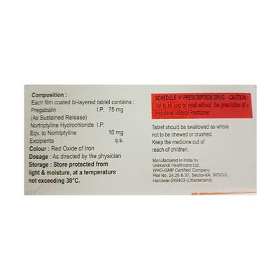 PREGABRIT NT Tablet 15's - Neuropathic Pain-Dru