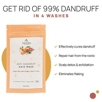 The Tribe Concepts Anti - Dandruff Hair Mask Without Steel Tin 100 gm - Dry Shampoos & Conditioners