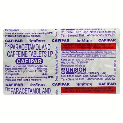 Cafipar Tablet 10'S - Pain relief-Ano